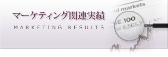 マーケティング関連実績